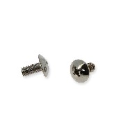2 fairing screws M6x12 for Citycoco spare (chrome)