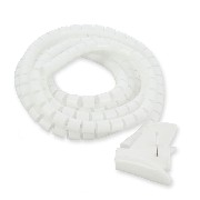 Cable cover 16mm length 3m for Citycoco Shopper (White)