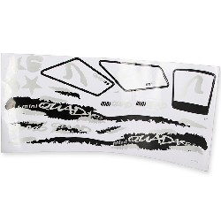 Decoration Kit for atv Pocket White Black