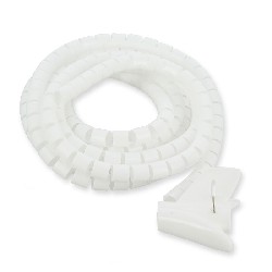 Cable cover 16mm length 3m for Mini Citycoco (White)
