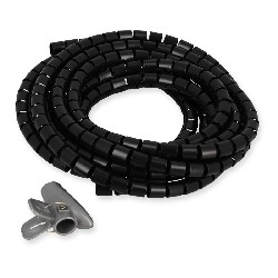 Cable cover 10mm length 3m for Chinese Quad 200cc (Black)